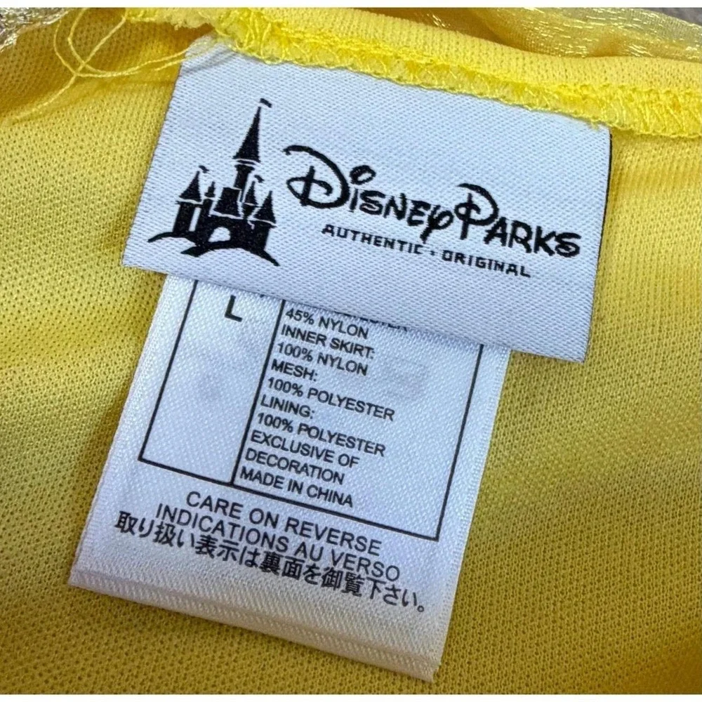 Disney Parks Belle Beauty and the Beast Princess Costume Dress Girls Large